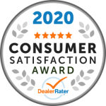 2020 Dealer Rater Consumer Satisfaction Award in MD, VA & DC - Easterns Automotive