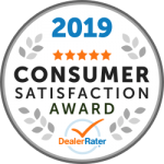 2019 Dealer Rater Consumer Satisfaction Award in MD, VA & DC - Easterns Automotive